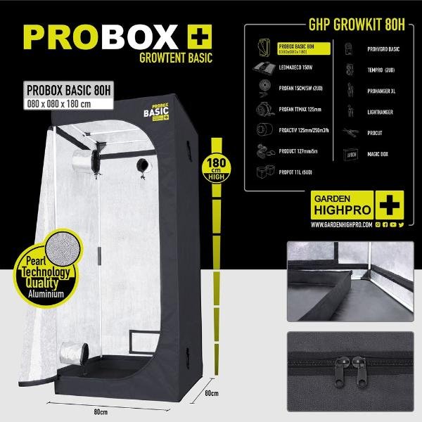 Garden HighPRO 80x80x180cm rinkinys Garden HighPRO 80x80x180cm rinkinys