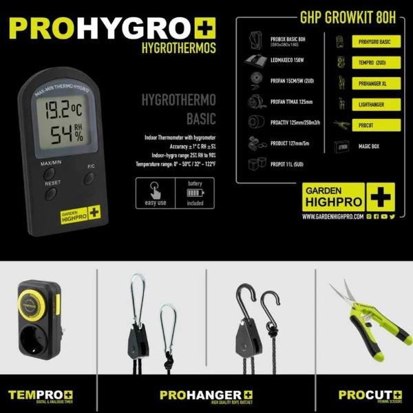 Garden HighPRO 80x80x180cm rinkinys Garden HighPRO 80x80x180cm rinkinys